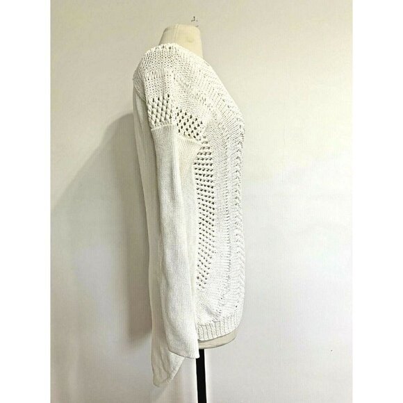 Sass & Bide Australia Size Small Mojo Kiko Knit Top White Designer GORGEOUS - Picture 3 of 7